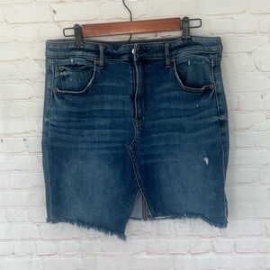 Y2K American Eagle Outfitters stretch denim skirt size 12 short